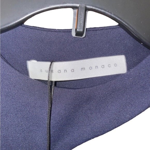 NWT Susana Monaco Extreme Cutout Dress in Midnight - Picture 7 of 9